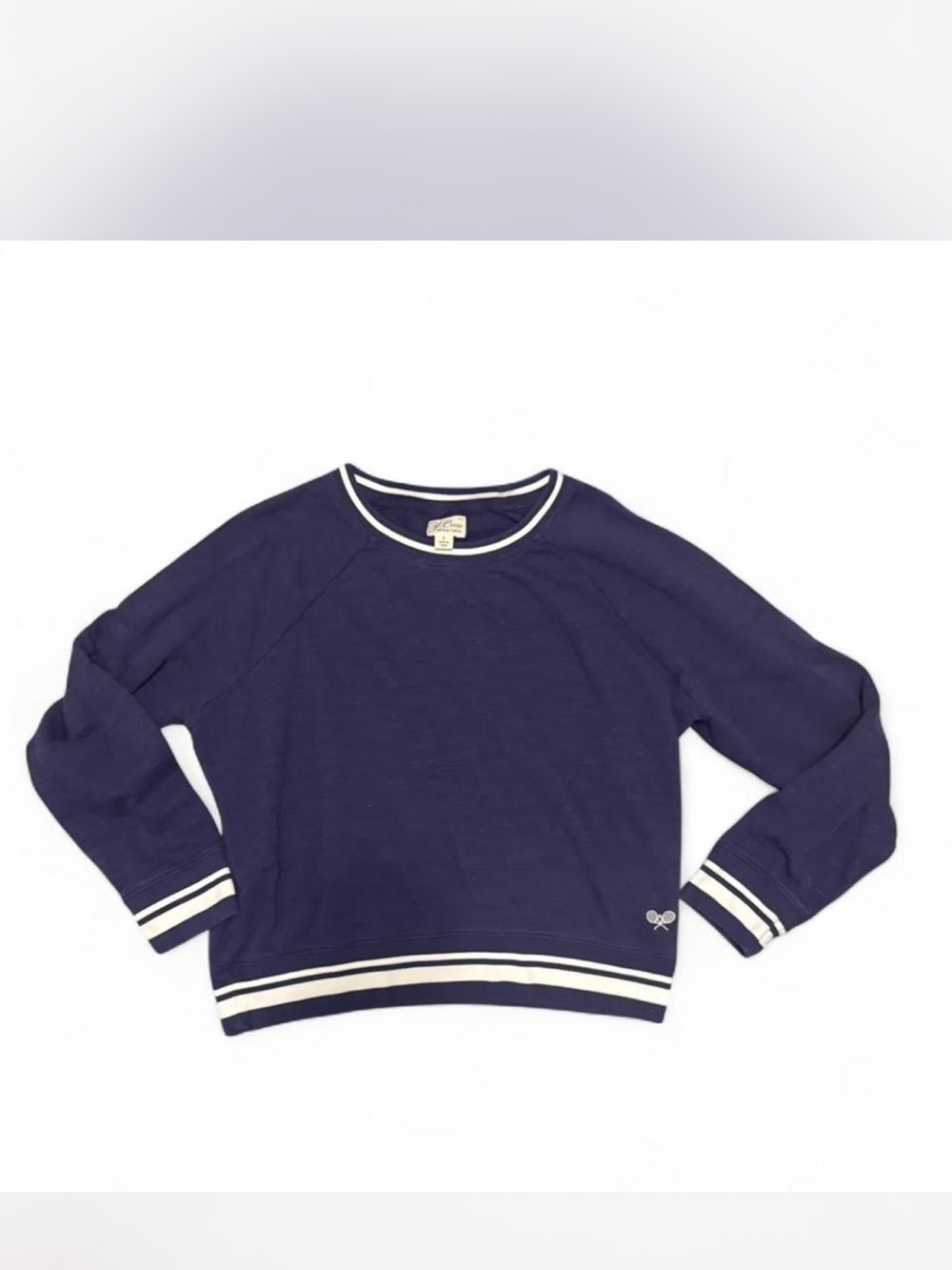 100% cotton J. Crew Purple Sweatshirt, SZ S